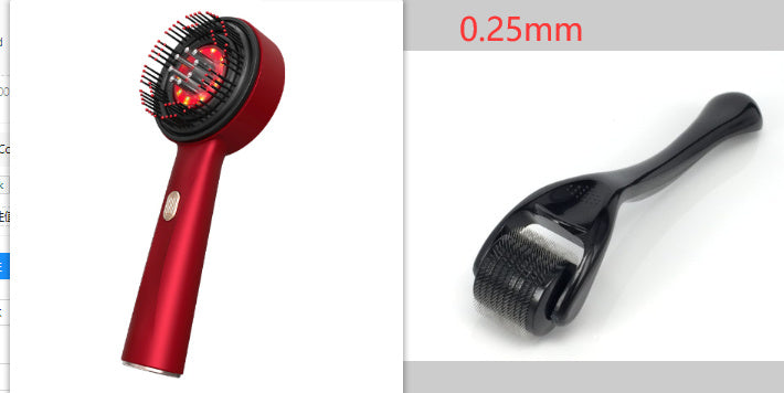 Home Scalp Drain Comb Red Light Anti-slip Hair Care Multi-functional Massage Comb