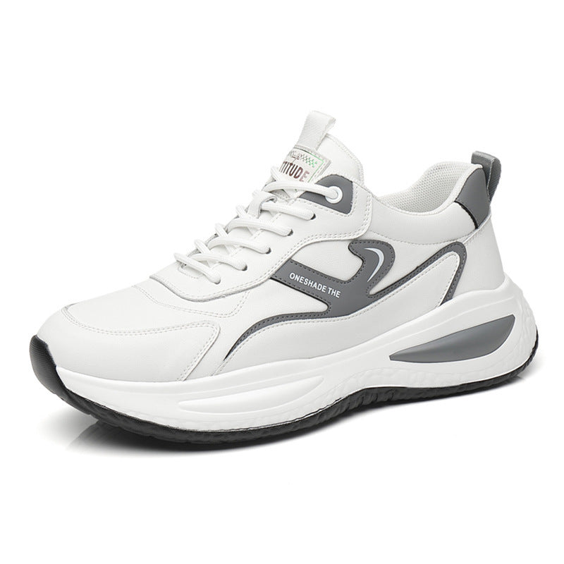 Leather Casual White Shoes Men's Outdoor Mountaineering