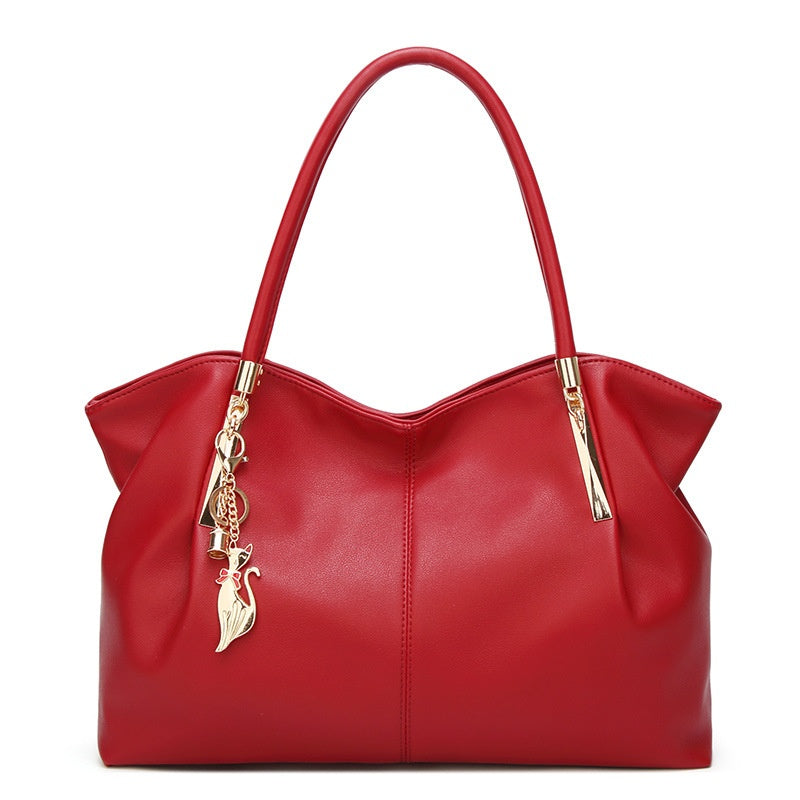 Women's Large Leather Shoulder Bag Purse