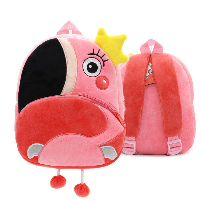 Cute Plush Backpacks Kindergarten Cartoon School Bags