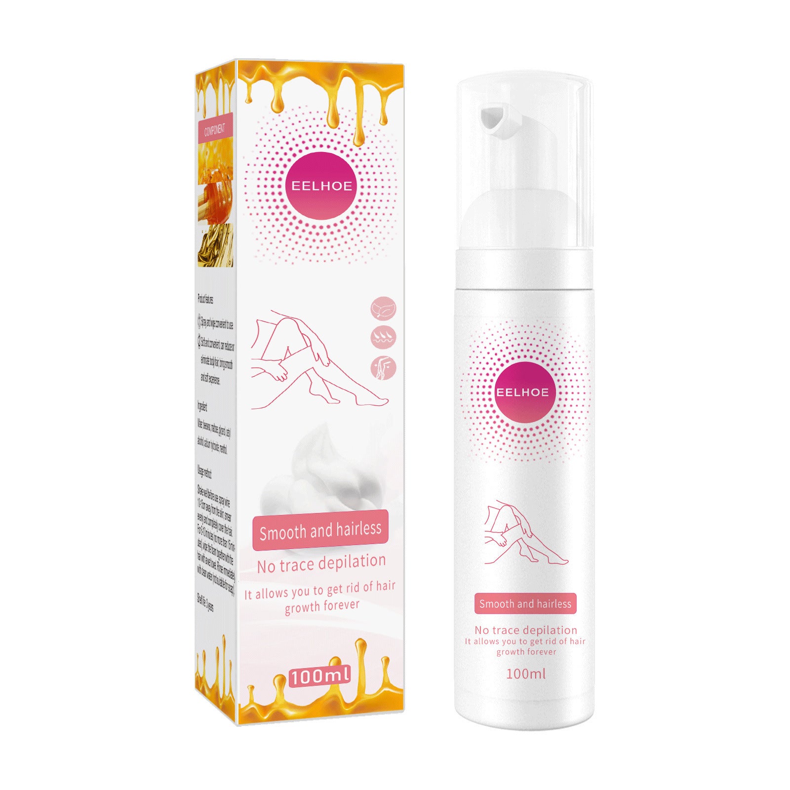 30ml & 100ml Hair Removal Spray