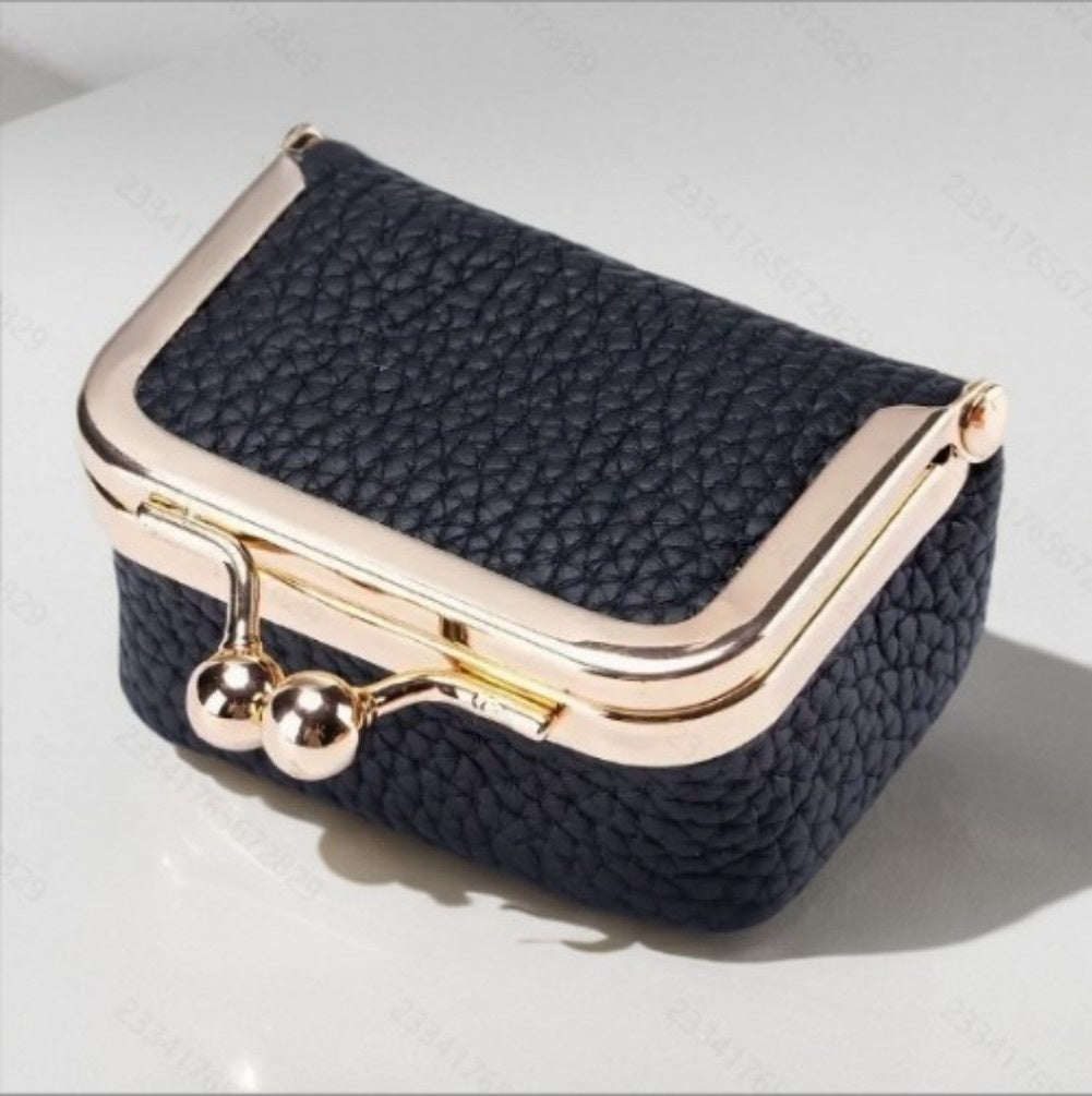 Portable Vintage Style Genuine Leather Coin Purse
