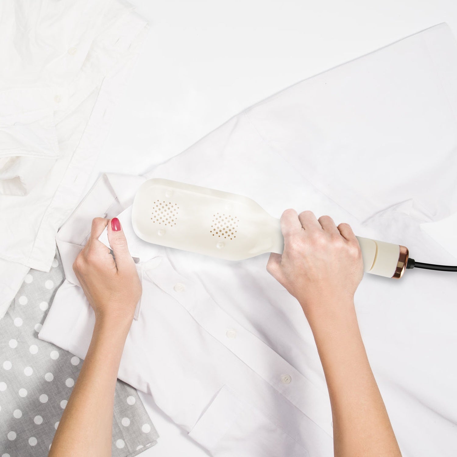 3 In 1 Travel Steamer For Clothes With 180 Degree Flip Head