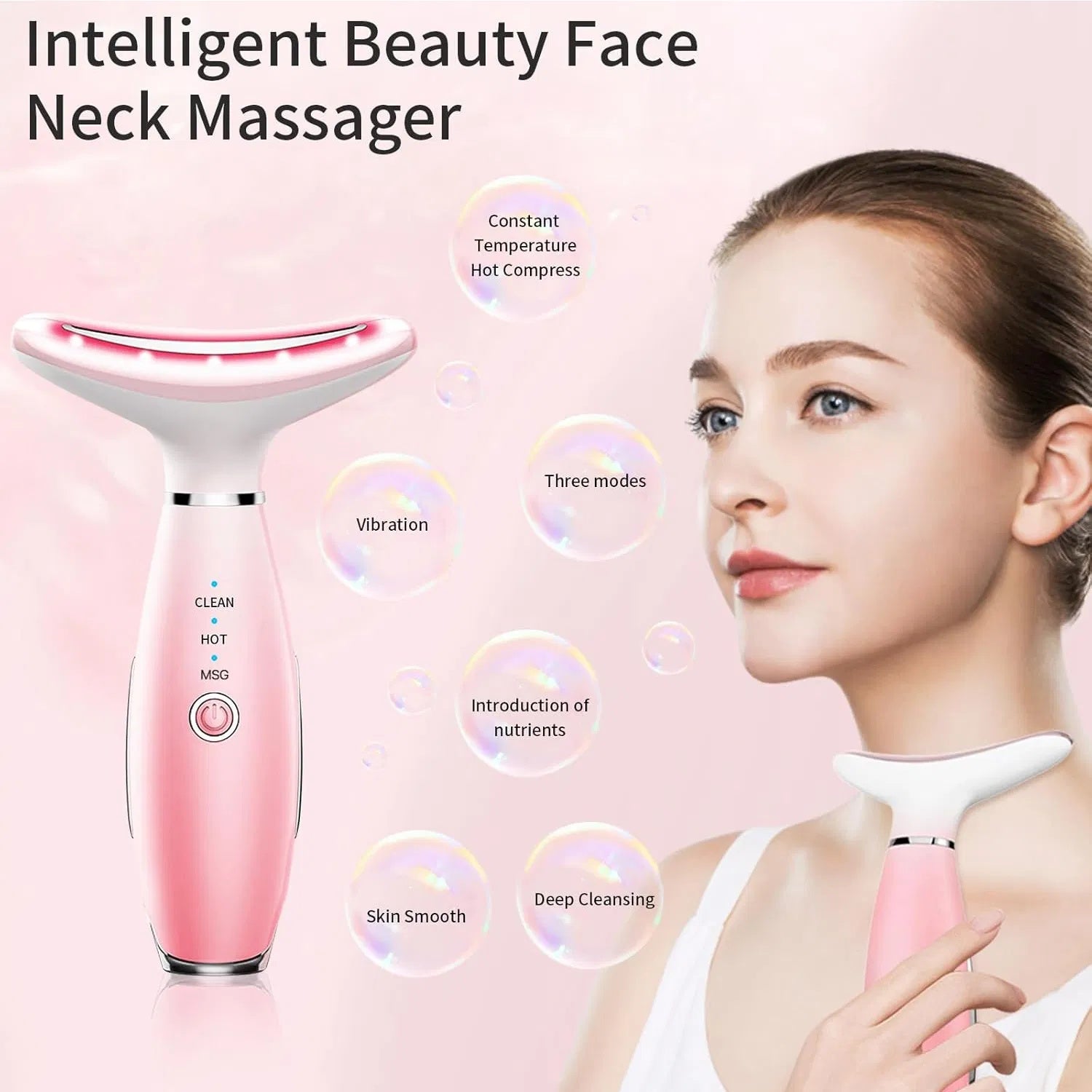 Skin Care Face Massage Tool With 3-in-1 Facial Massager
