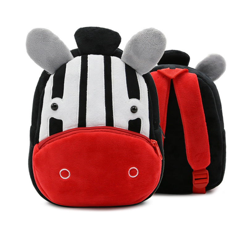 Cute Plush Backpacks Kindergarten Cartoon School Bags