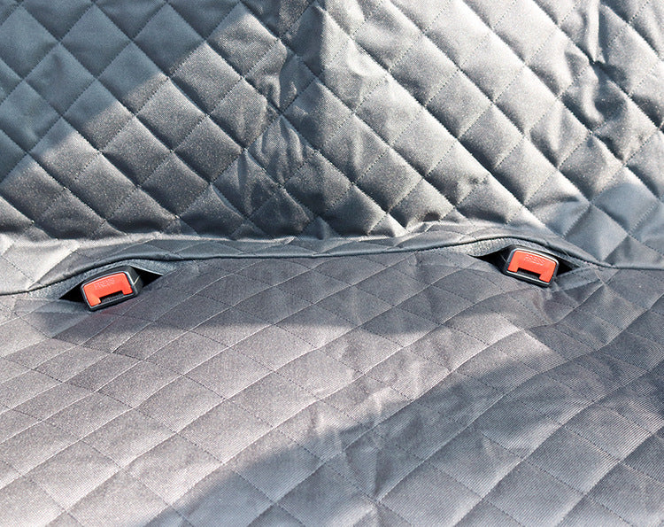 Pet Carrier Hammock Safety Protector Car Rear Back Seat Mat With Zipper And Pocket For Travel