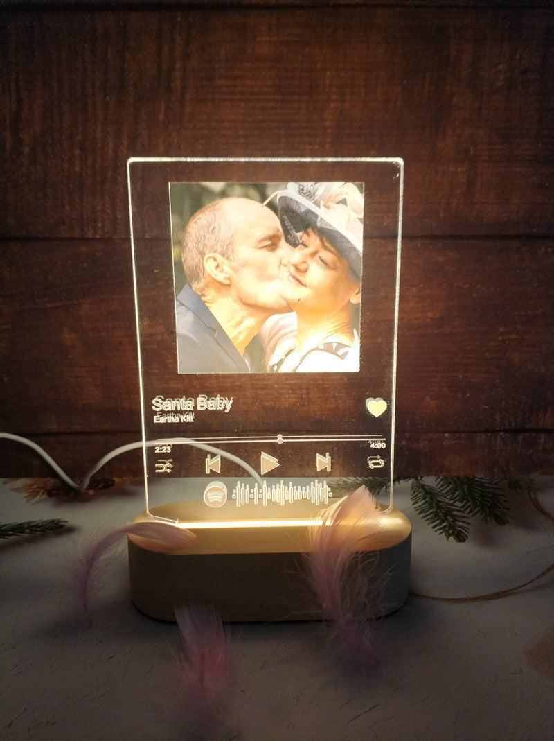 3D Dimmable USB Power Customized Colorful Photo Home Dacor Festival Gift