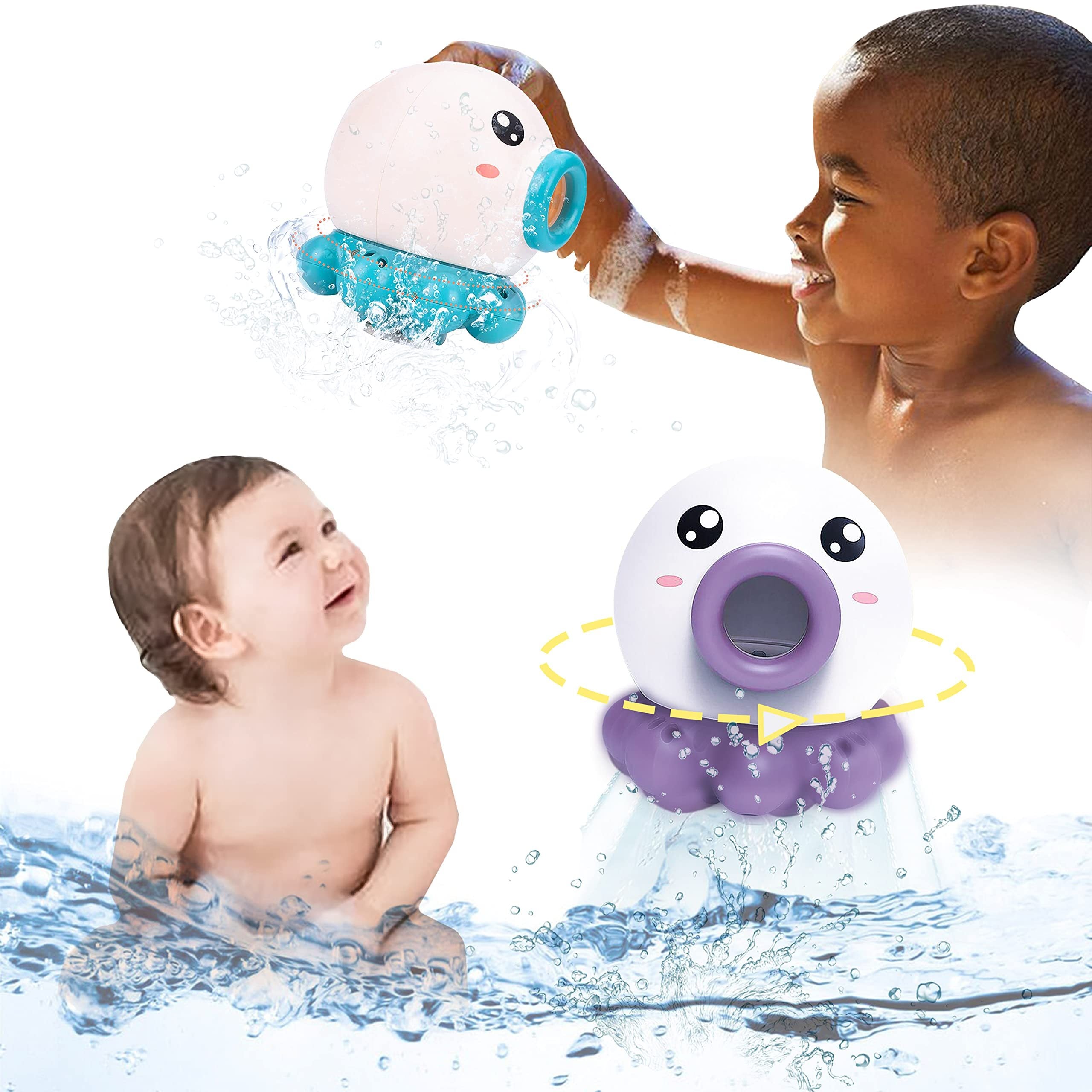 Octopus Fountain Bath Toy With Kids Water Toys