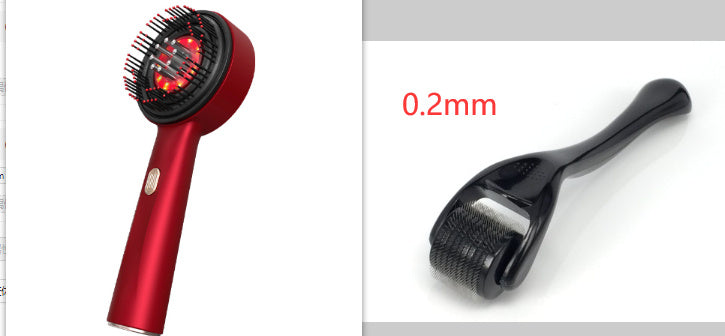 Home Scalp Drain Comb Red Light Anti-slip Hair Care Multi-functional Massage Comb