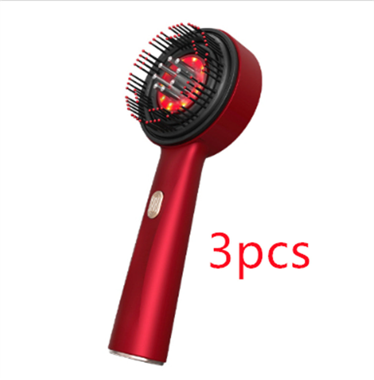 Home Scalp Drain Comb Red Light Anti-slip Hair Care Multi-functional Massage Comb