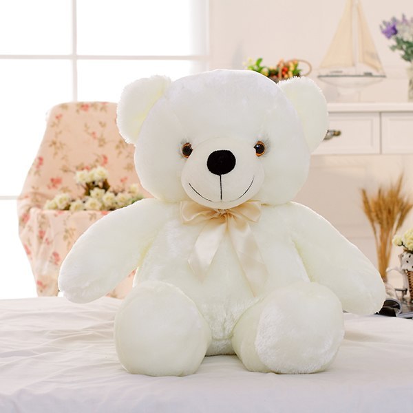 Creative Light Up LED Teddy Bear With Christmas Gift For Kids Pillow