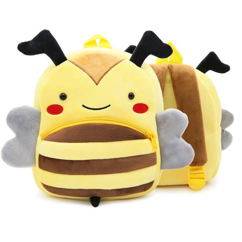 Cute Plush Backpacks Kindergarten Cartoon School Bags
