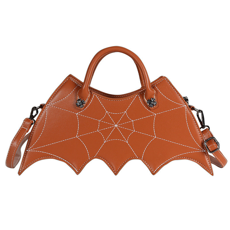 Borsa a tracolla a forma di ragnatela di Halloween – Borsa in stile Batgirl