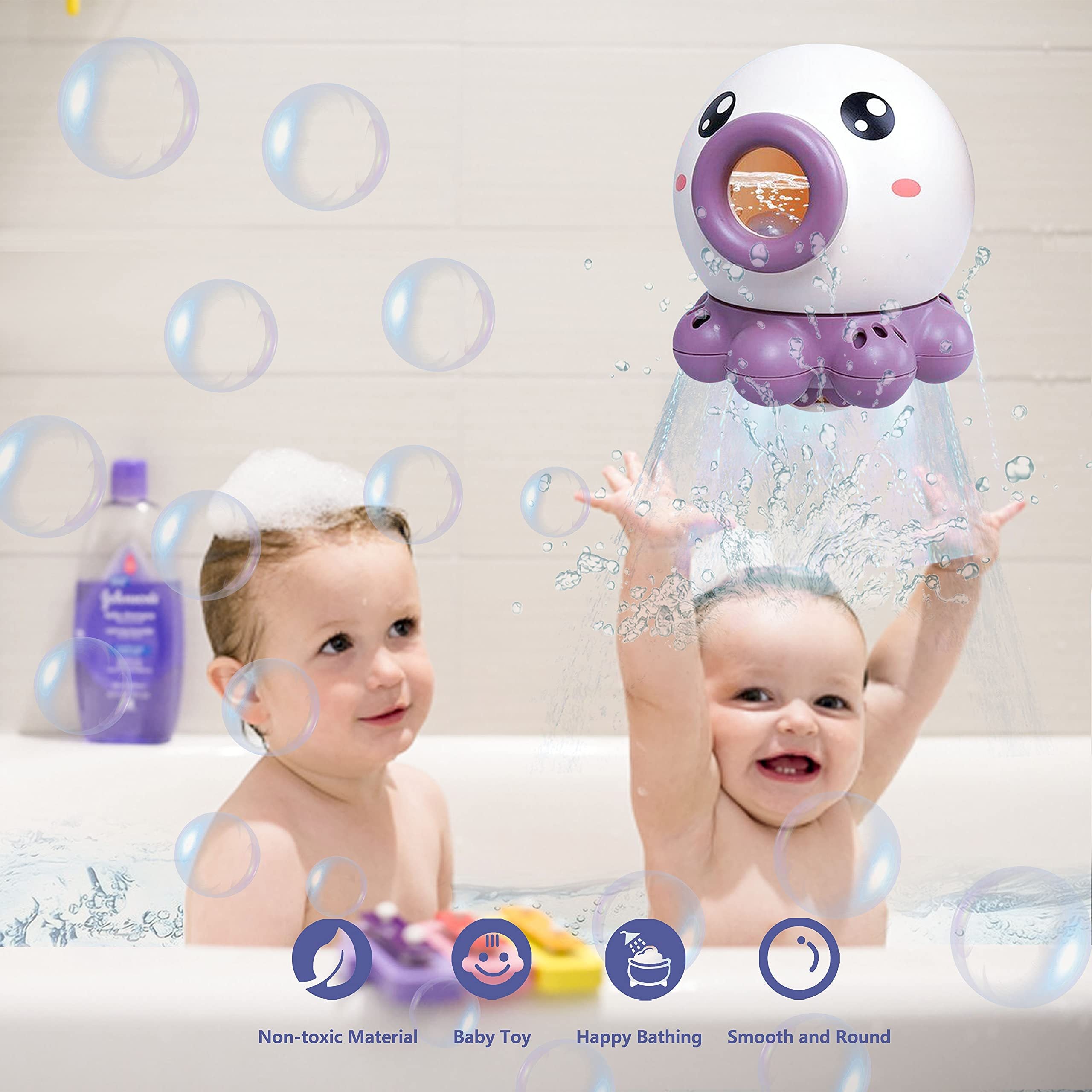 Octopus Fountain Bath Toy With Kids Water Toys