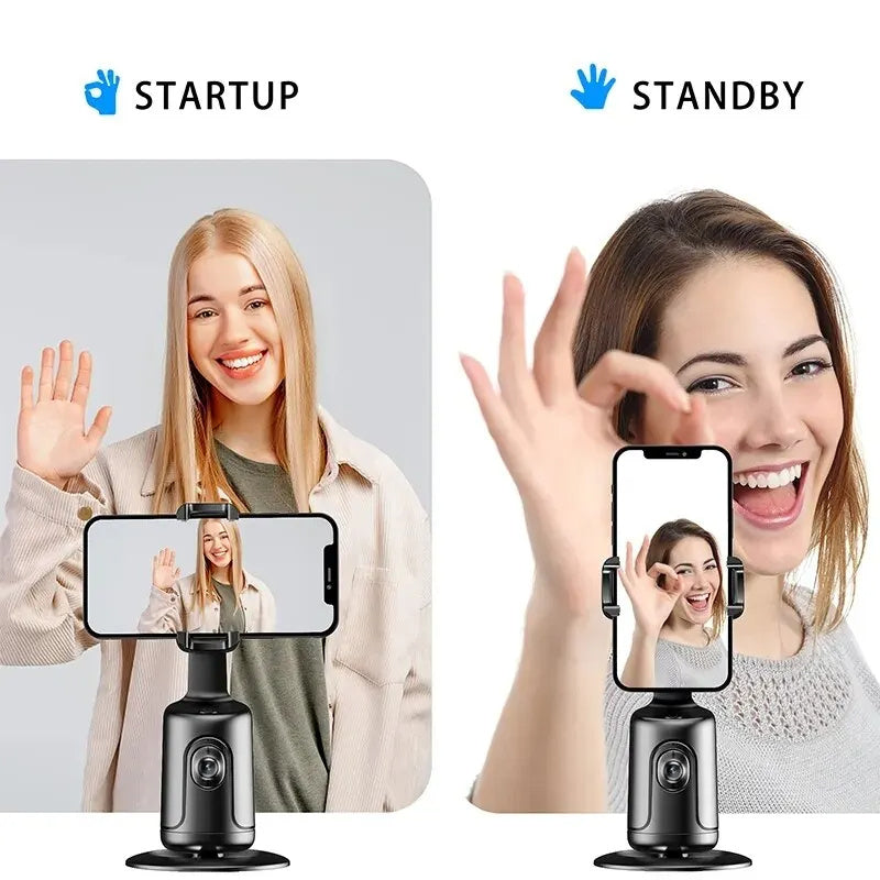 360 Auto Face Tracking Gimbal Auto Phone Holder For Smartphone Video Vlog Live Stabilizer Tripod