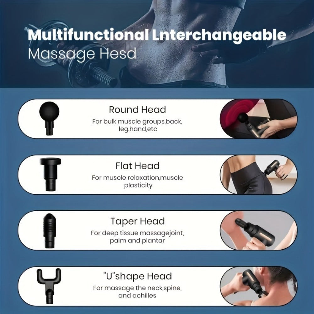 USB Rechargeable Small Massager Mini Fascia Gun
