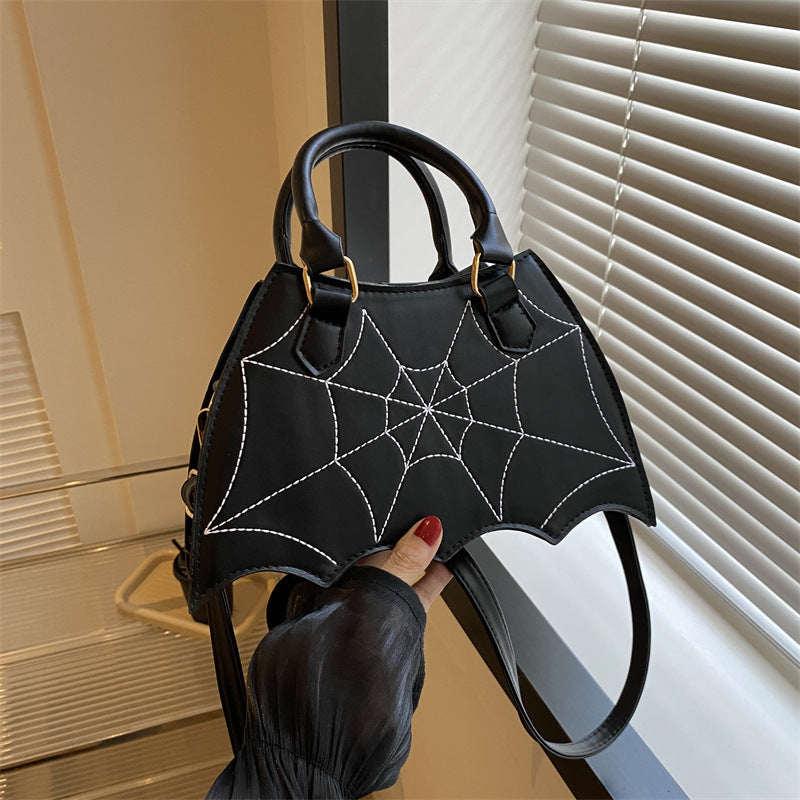 Borsa a tracolla da donna a forma di ragnatela di Halloween