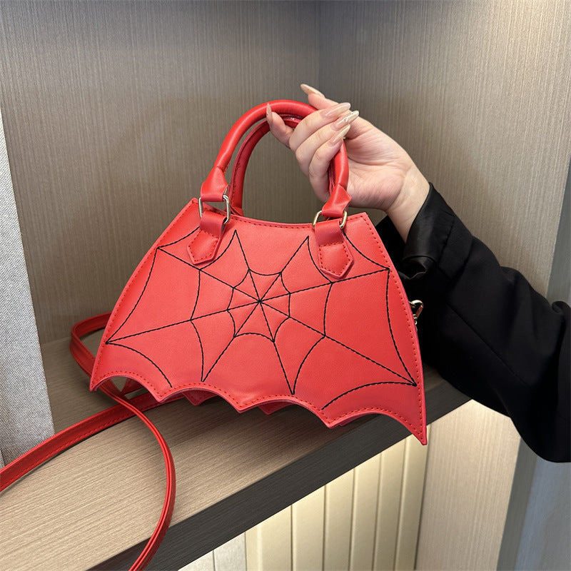 Borsa a tracolla da donna a forma di ragnatela di Halloween