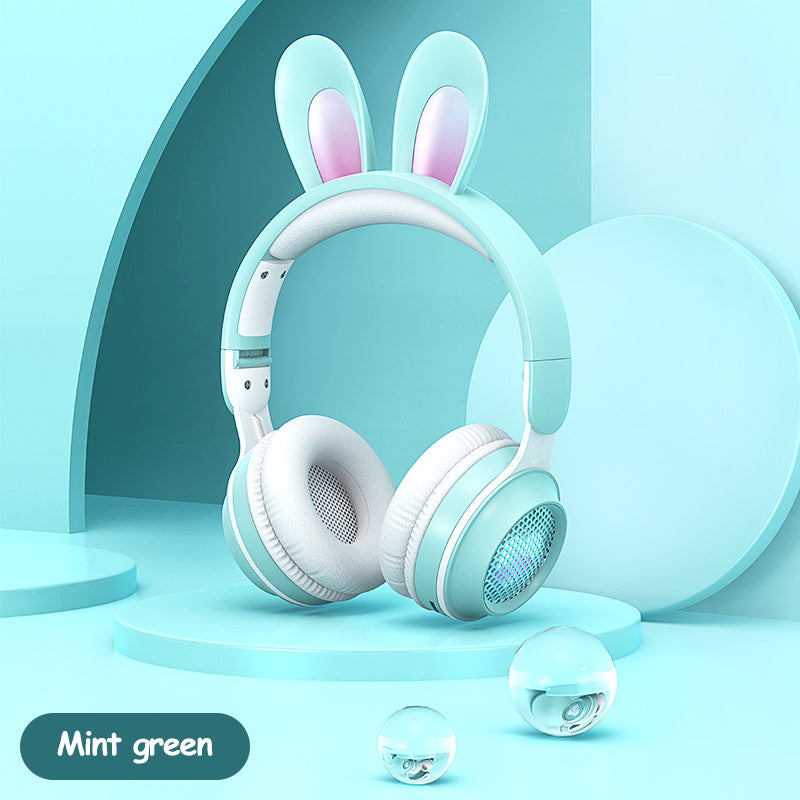 LED Rabbit Ear Wireless Headphones