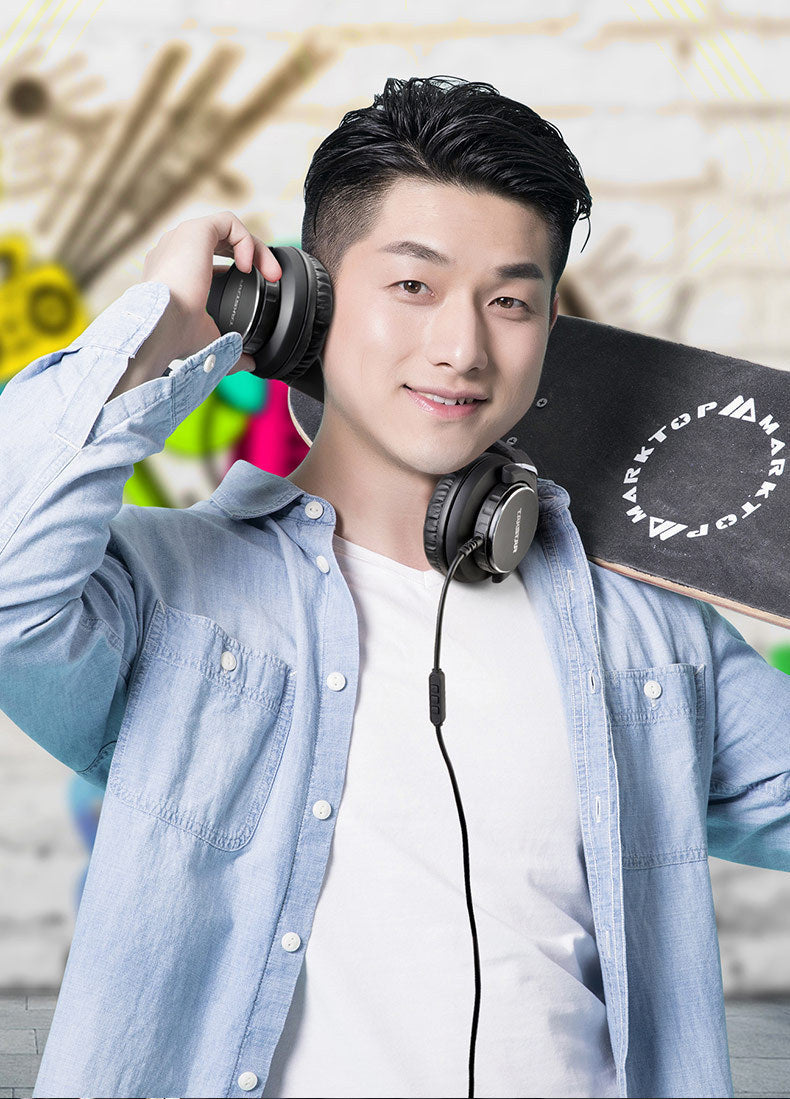 Cuffie auricolari con monitor di registrazione chiuso a doppio scopo