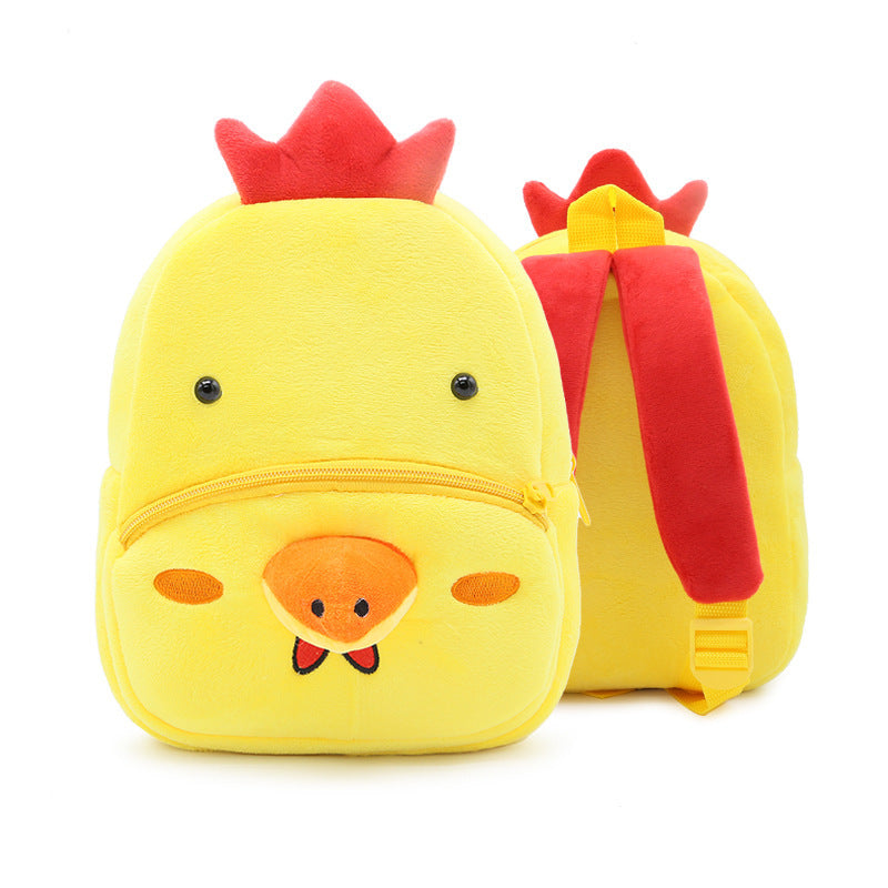 Cute Plush Backpacks Kindergarten Cartoon School Bags