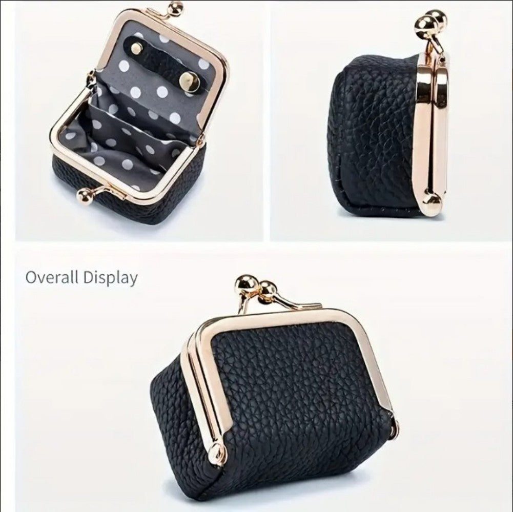 Portable Vintage Style Genuine Leather Coin Purse