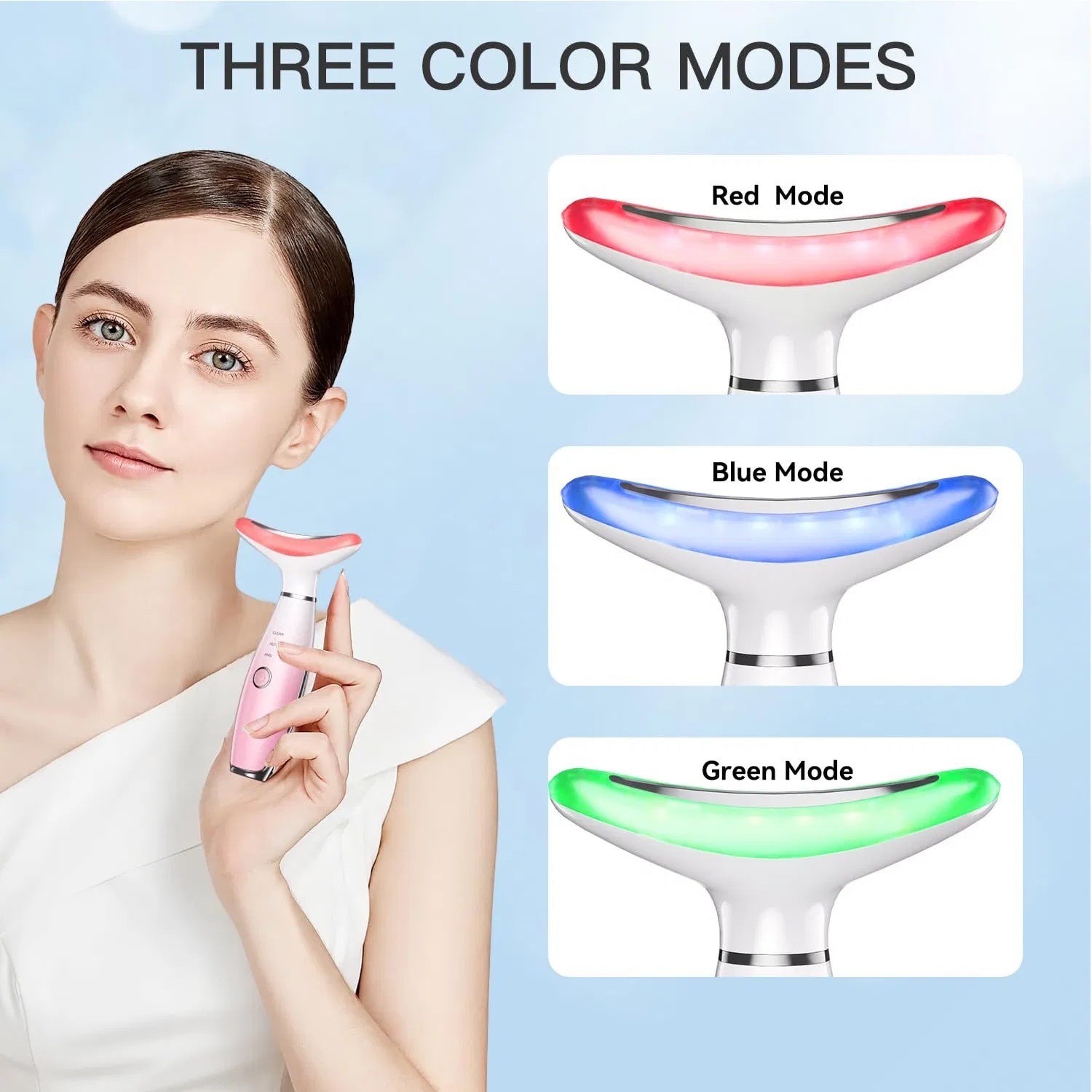Skin Care Face Massage Tool With 3-in-1 Facial Massager