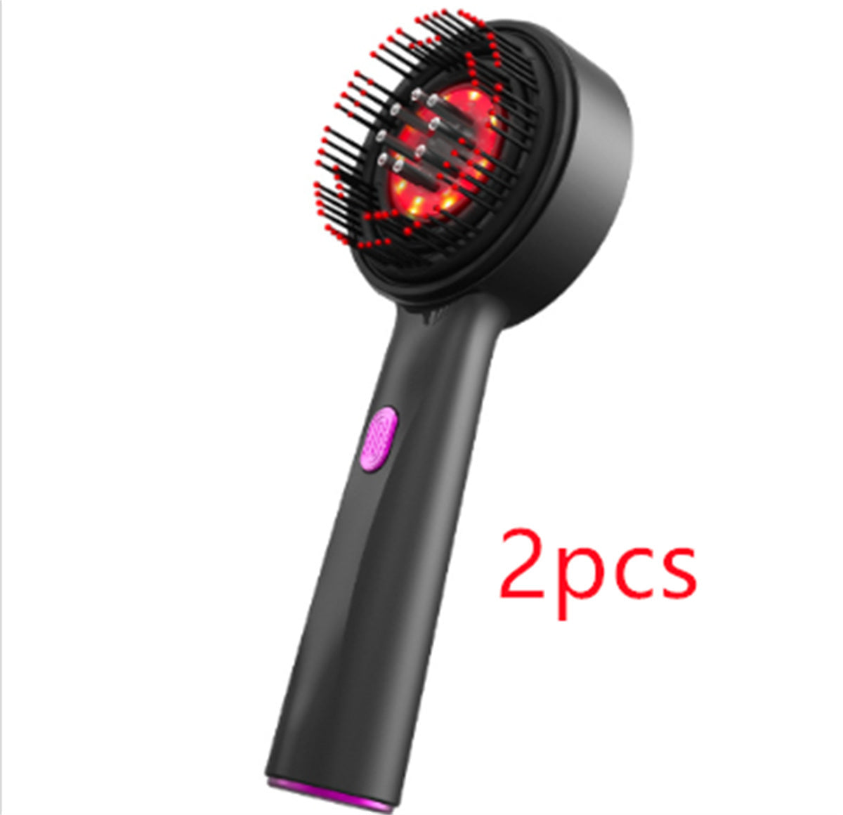 Home Scalp Drain Comb Red Light Anti-slip Hair Care Multi-functional Massage Comb