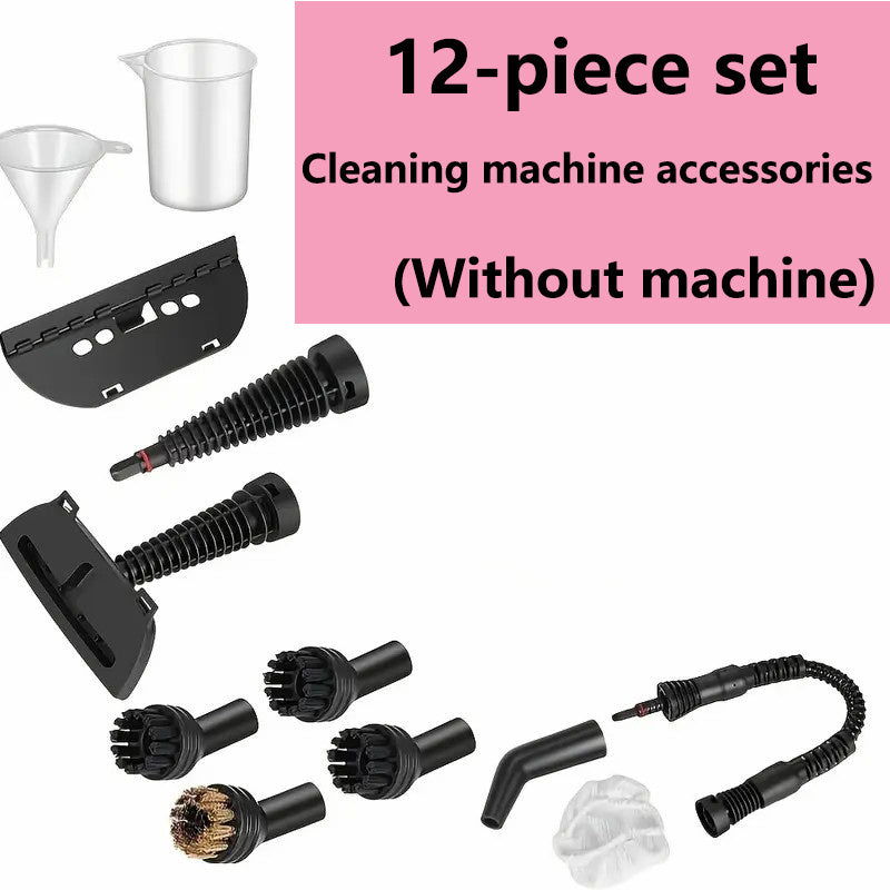 Handheld Multi-Surface Pressurized Steam Cleaner With 12 Accessories