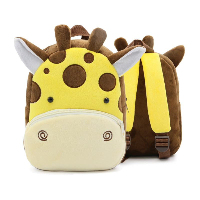 Cute Plush Backpacks Kindergarten Cartoon School Bags