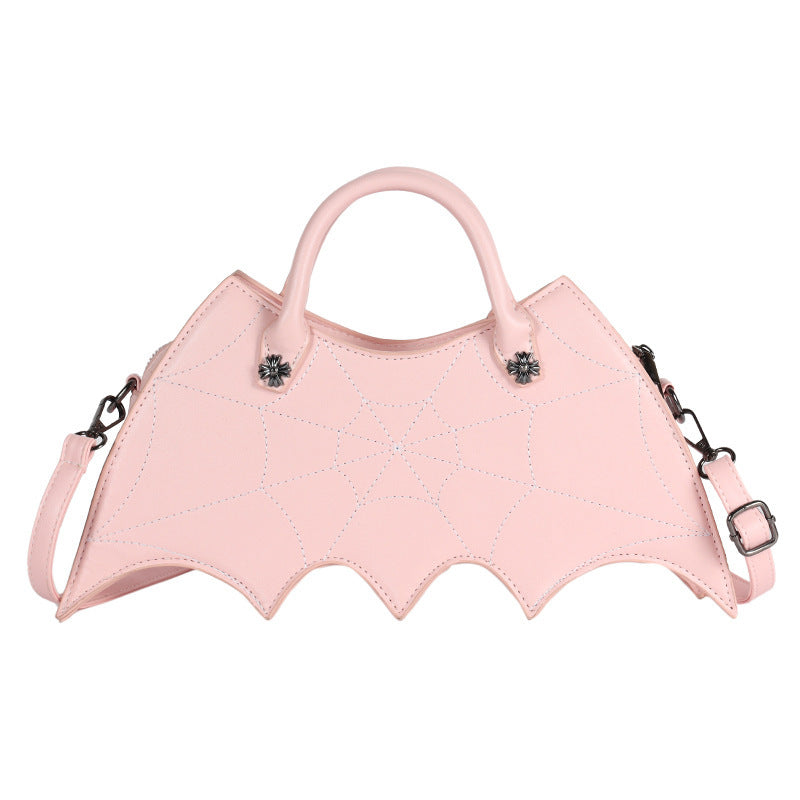Borsa a tracolla a forma di ragnatela di Halloween – Borsa in stile Batgirl