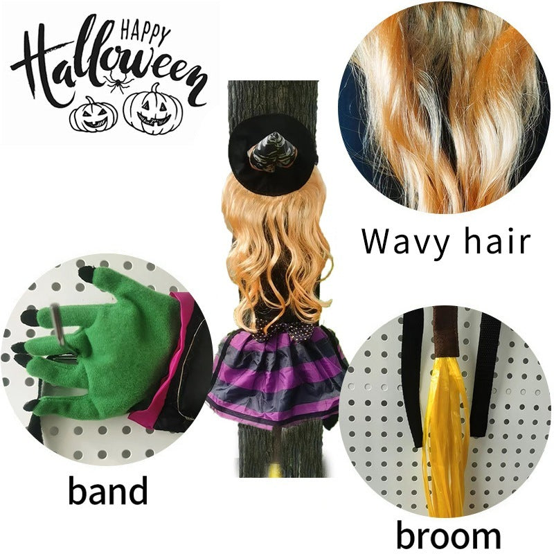 Ciondolo da esterno per cortile con strega di personalità alla moda