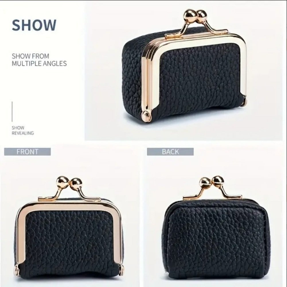 Portable Vintage Style Genuine Leather Coin Purse