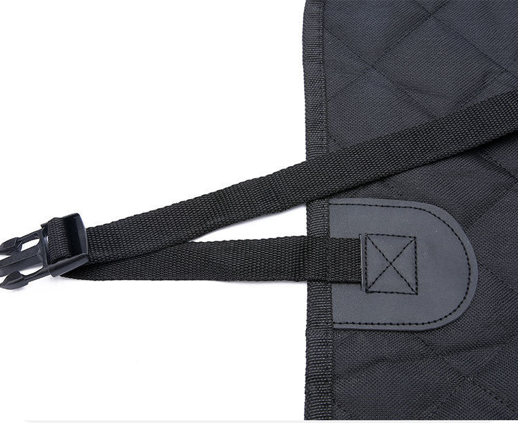 Pet Carrier Hammock Safety Protector Car Rear Back Seat Mat With Zipper And Pocket For Travel