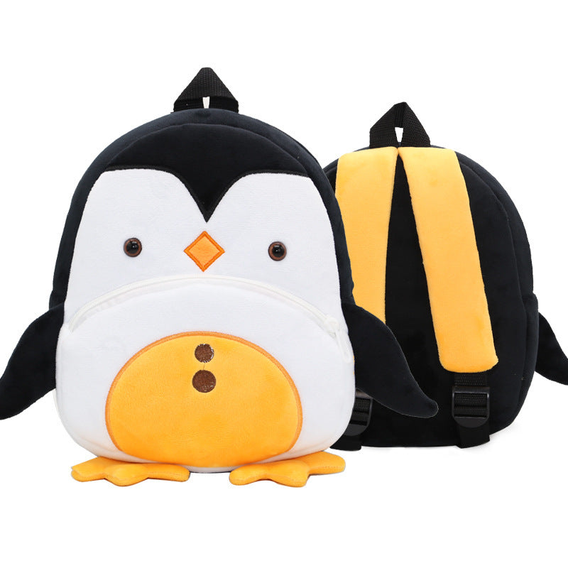 Cute Plush Backpacks Kindergarten Cartoon School Bags