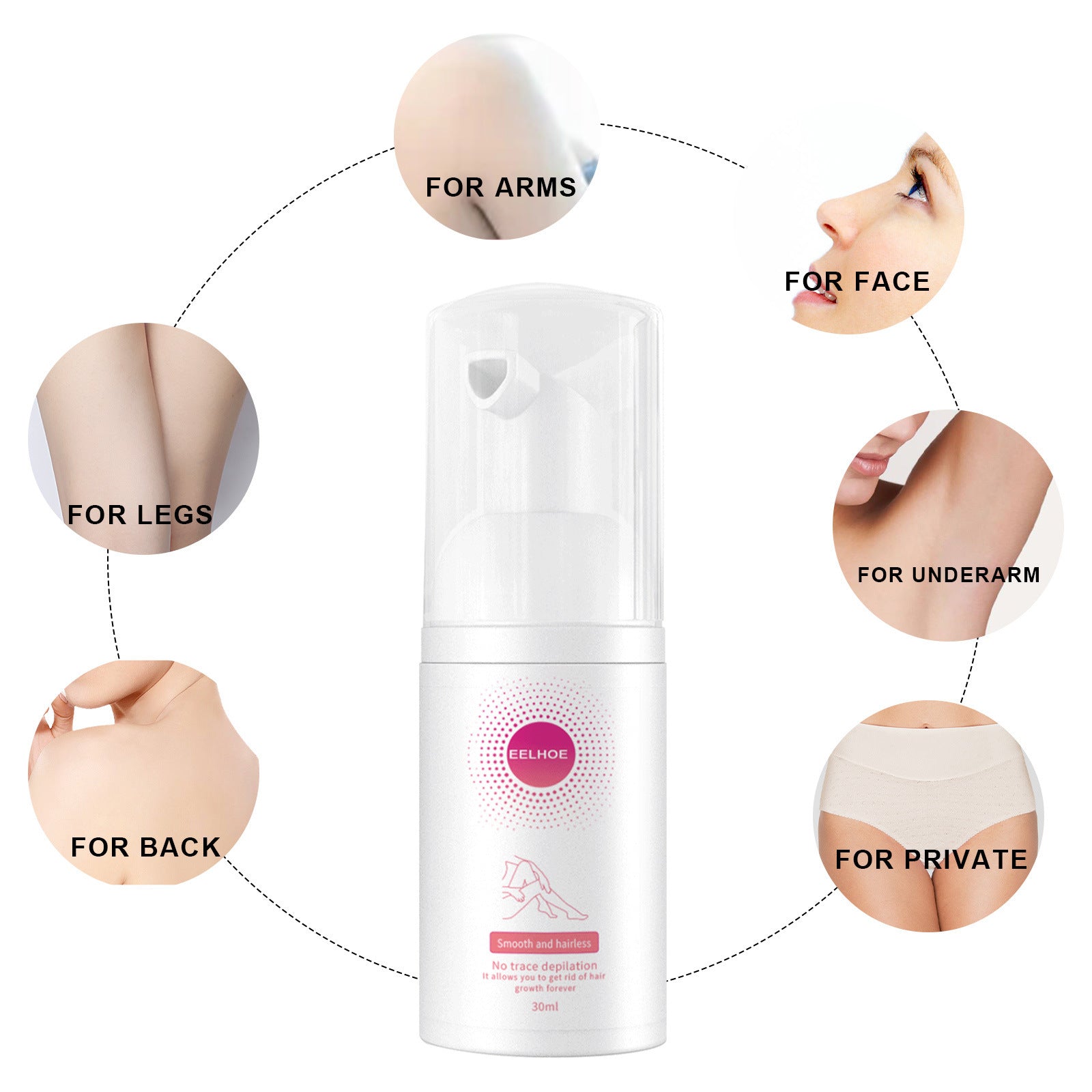 30ml & 100ml Hair Removal Spray