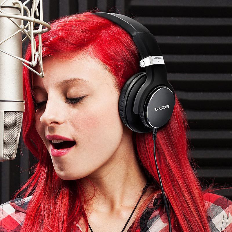 Cuffie auricolari con monitor di registrazione chiuso a doppio scopo