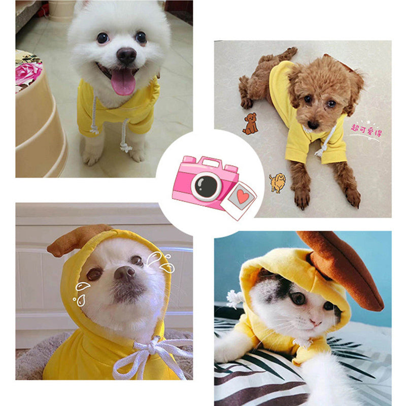 Dog Hoodies Winter Warm Fleece Pet Clothing Outfit