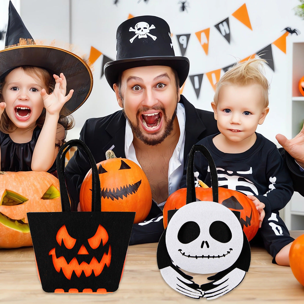 Decorazioni di Halloween, sacchetti di caramelle, decorazioni per l'atmosfera del festival dei fantasmi