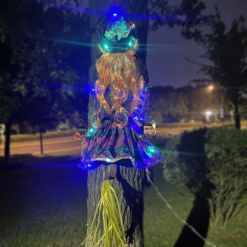 Ciondolo da esterno per cortile con strega di personalità alla moda