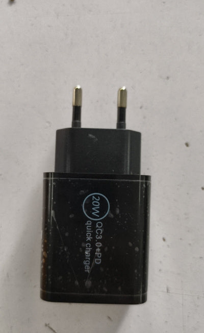 Adattatore di ricarica rapida USB-C da 18 W con spina USA e caricabatterie USB Type-C PD