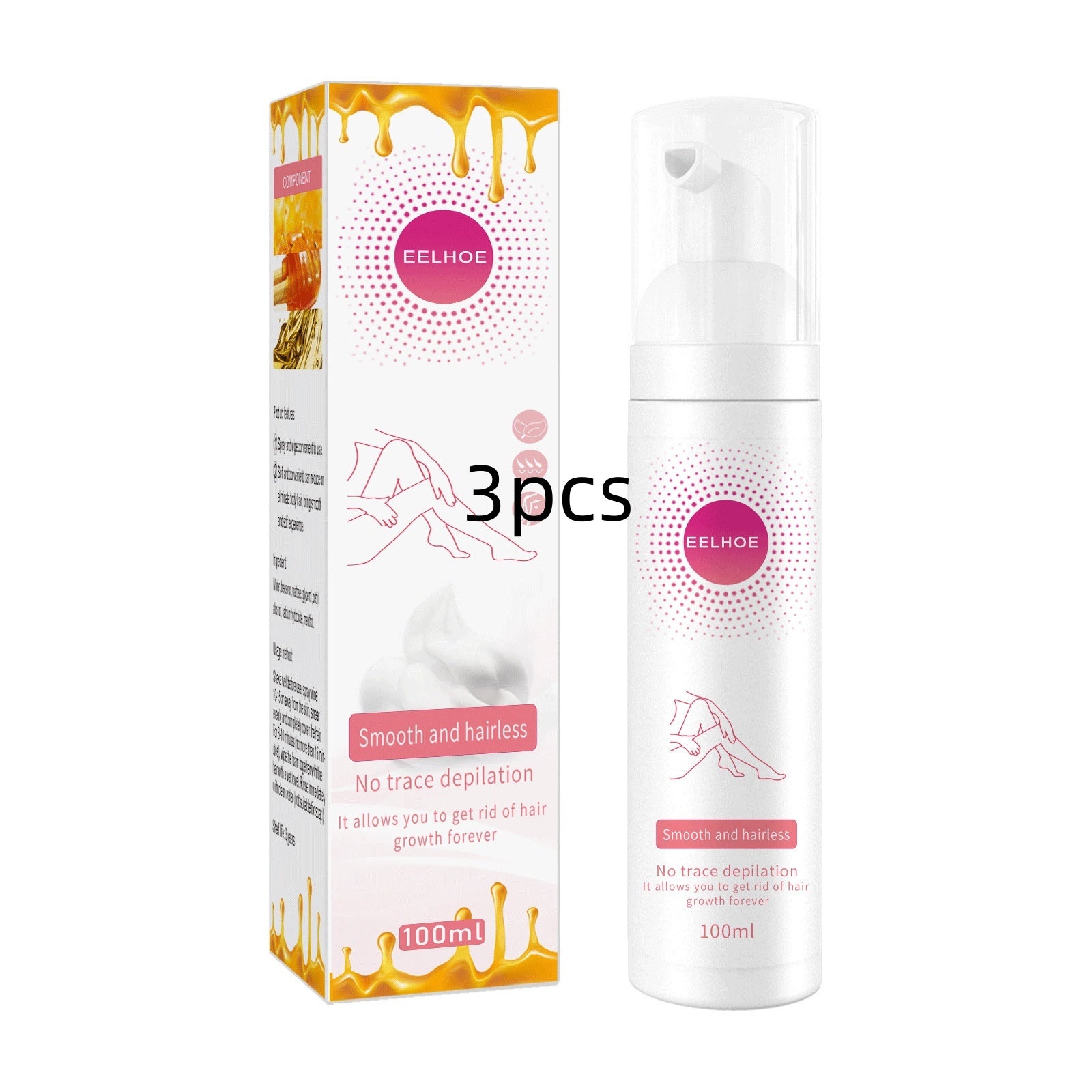 30ml & 100ml Hair Removal Spray