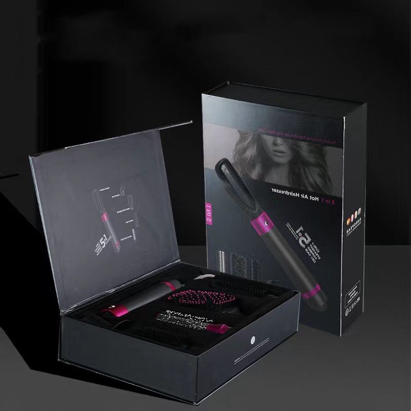 Asciugacapelli e spazzola per lo styling 5 in 1: asciugacapelli, piastra e arricciacapelli