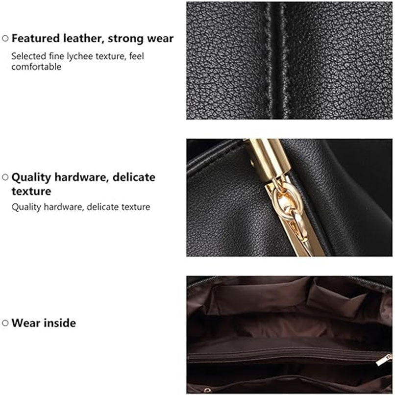 Women's Large Leather Shoulder Bag Purse