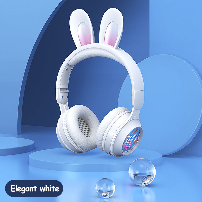 LED Rabbit Ear Wireless Headphones