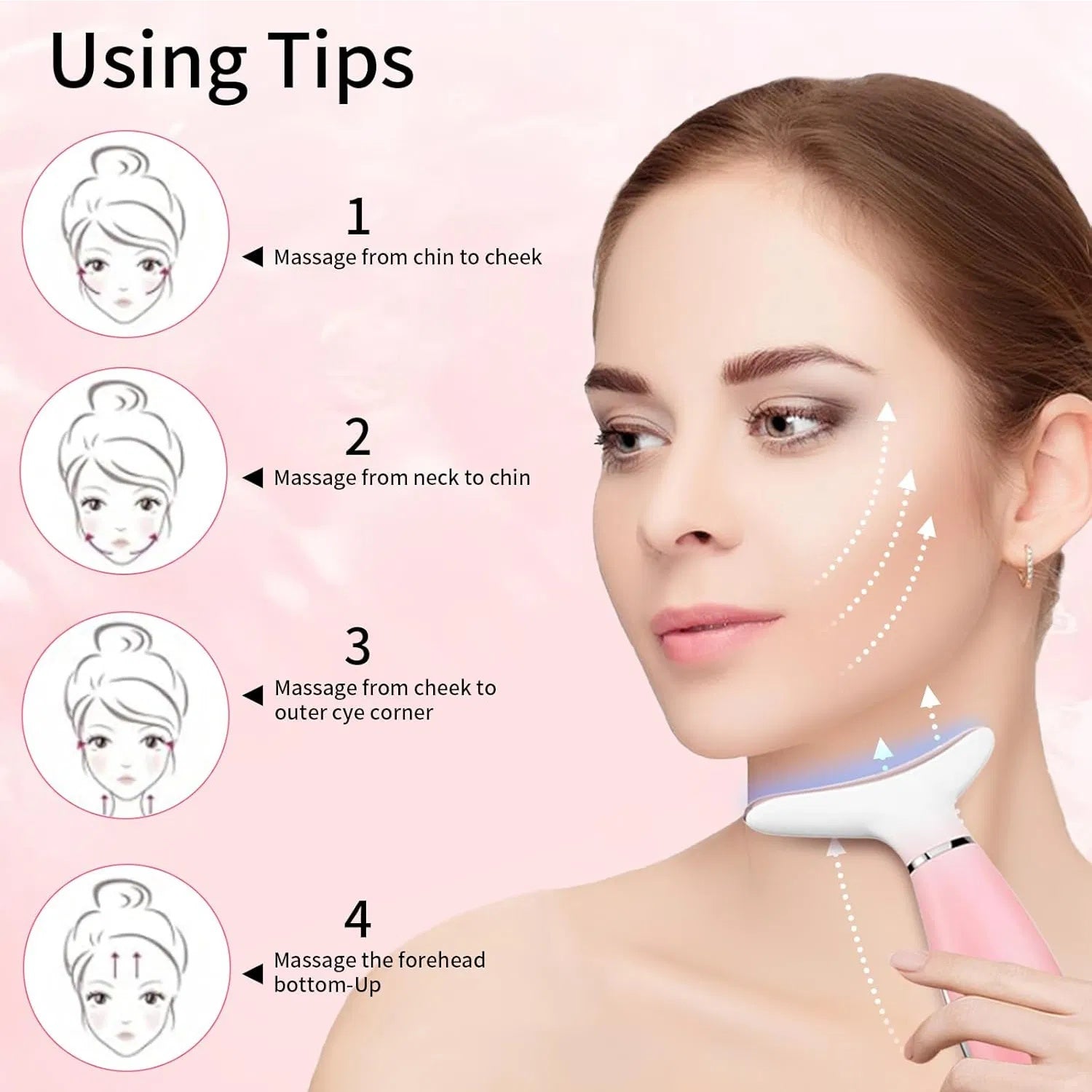 Skin Care Face Massage Tool With 3-in-1 Facial Massager