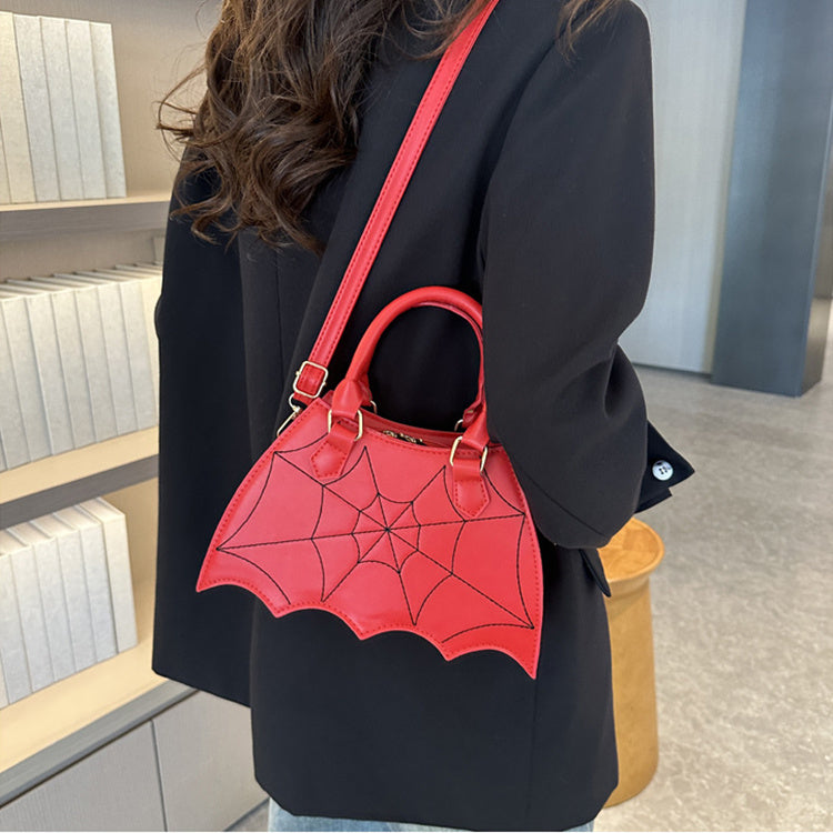 Borsa a tracolla da donna a forma di ragnatela di Halloween