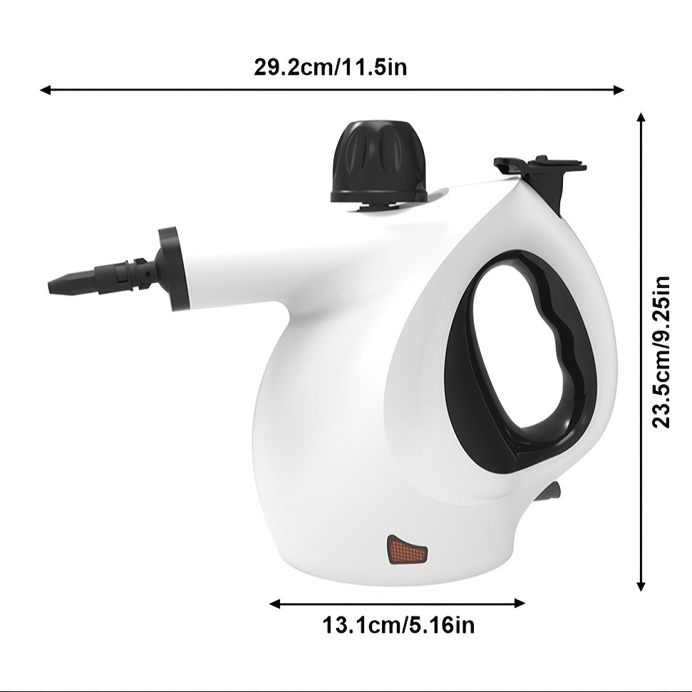 Handheld Multi-Surface Pressurized Steam Cleaner With 12 Accessories