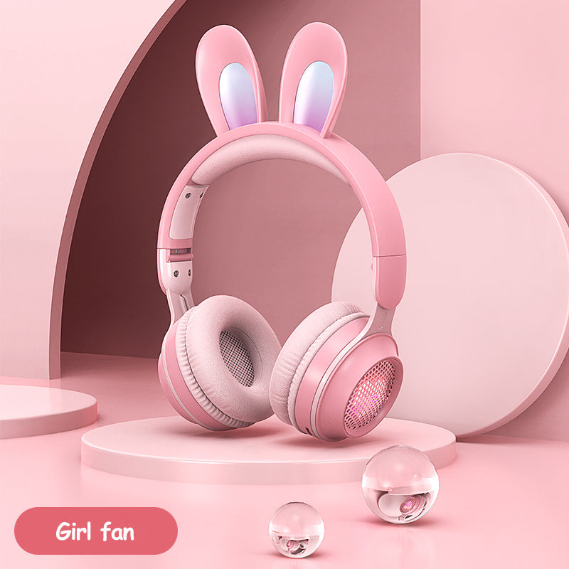 LED Rabbit Ear Wireless Headphones
