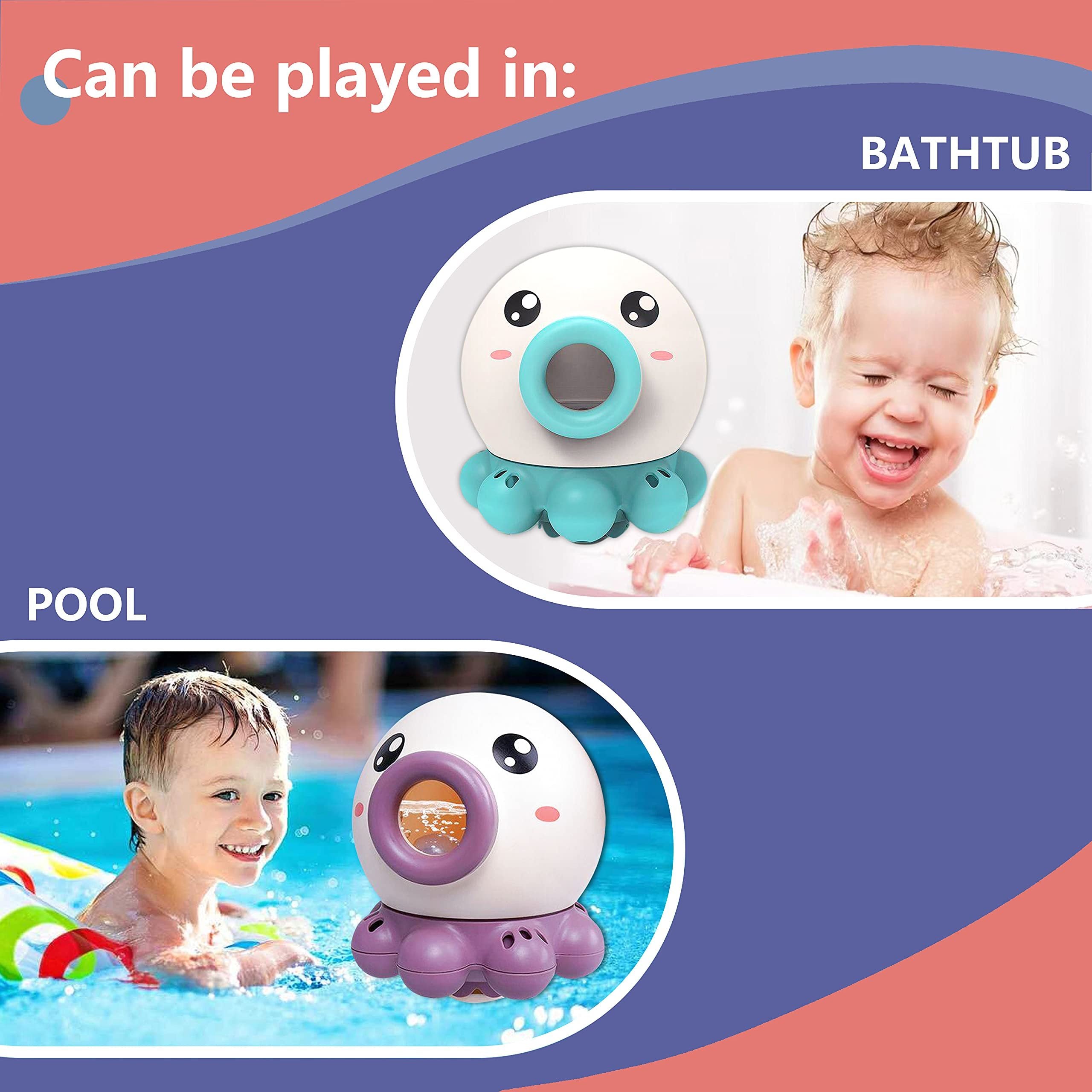 Octopus Fountain Bath Toy With Kids Water Toys